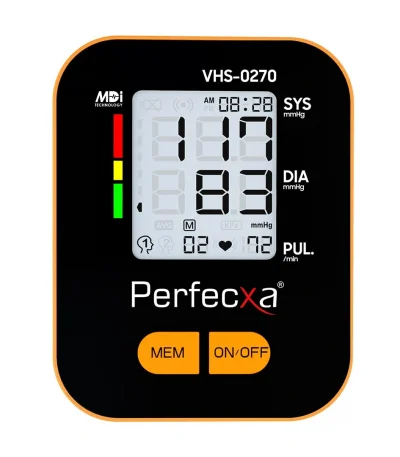 Perfecxa Digital Blood Pressure Machine, MDI No Sound and No Vibration