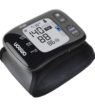 Omron HEM-6232T Bluetooth Wrist Blood Pressure Monitor (Black)