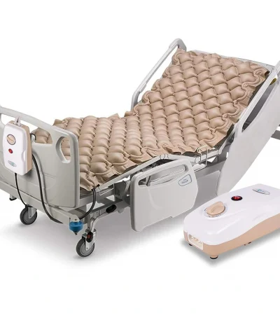 K-Life AM-101 Anti Bed Sore Air Mattress with Free and Storage Pouch for Pump (Polyvinyl Chloride, White), Single