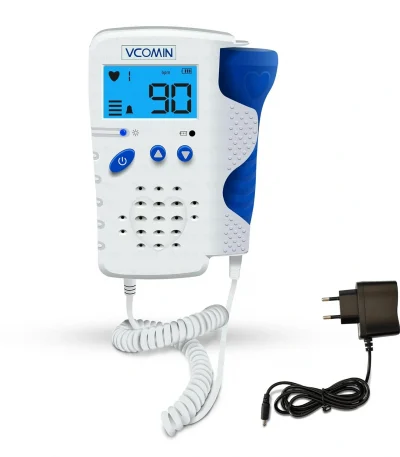 Vcomin Doppler Monitoring Device by Medikart (Black Display, 200D)