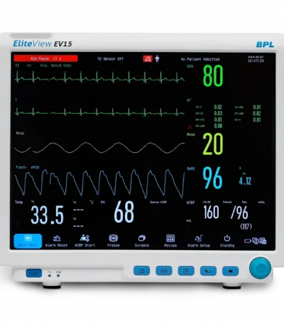 BPL Medical Technologies EliteView EV15 Patient Monitor with ECG